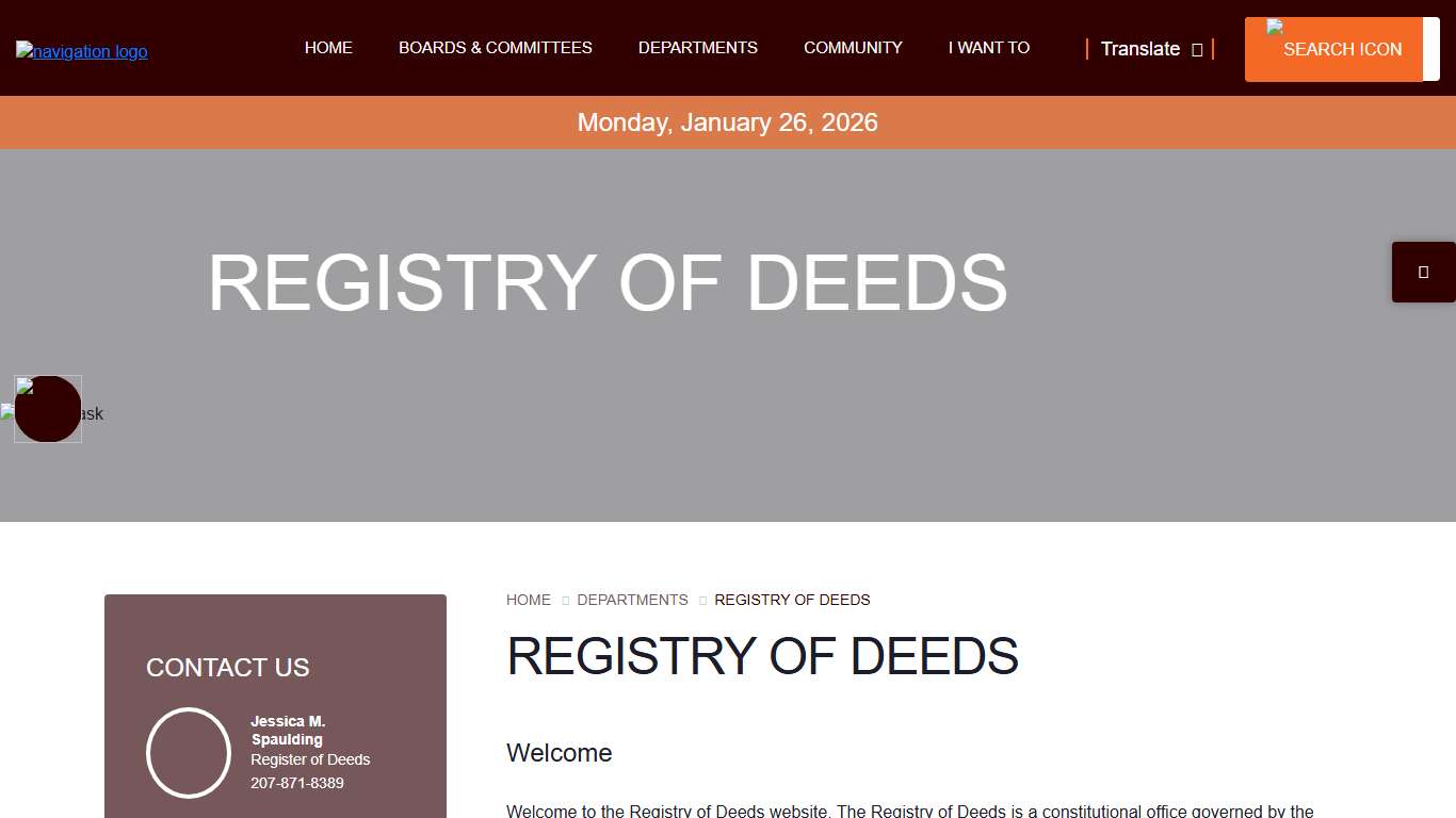 Welcome to Cumberland County ME